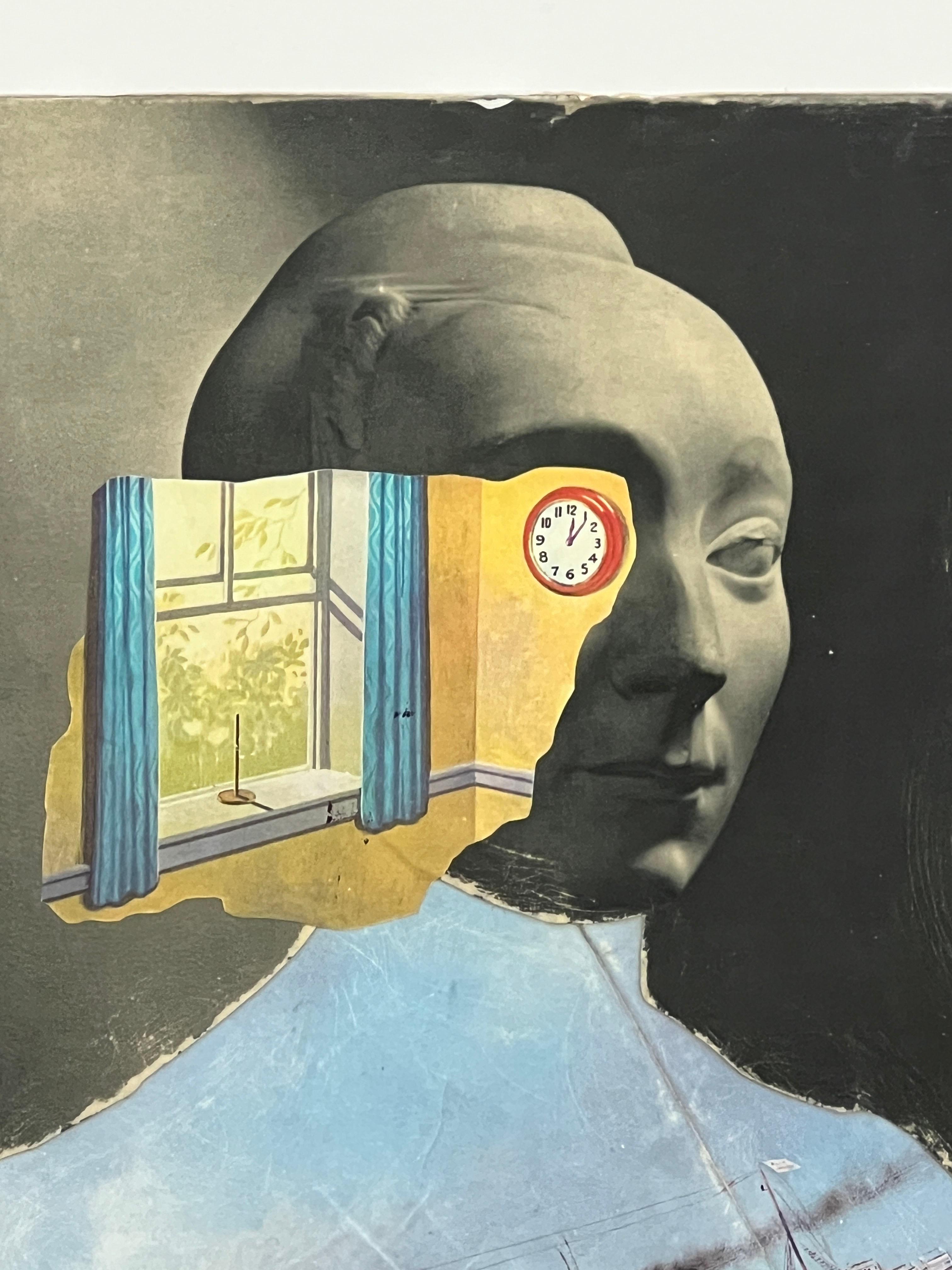 Moderne Collage et peinture de Matthew Rose, intitulé 12,05 en vente