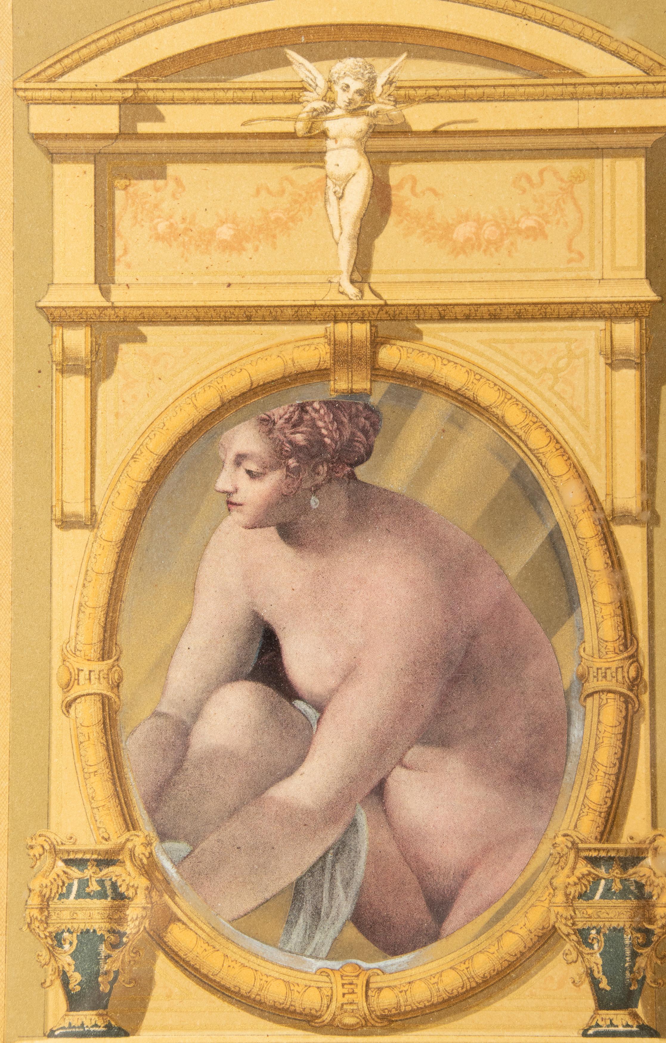Obra de arte collage de Paul Dufrane Fechada en 1968, 