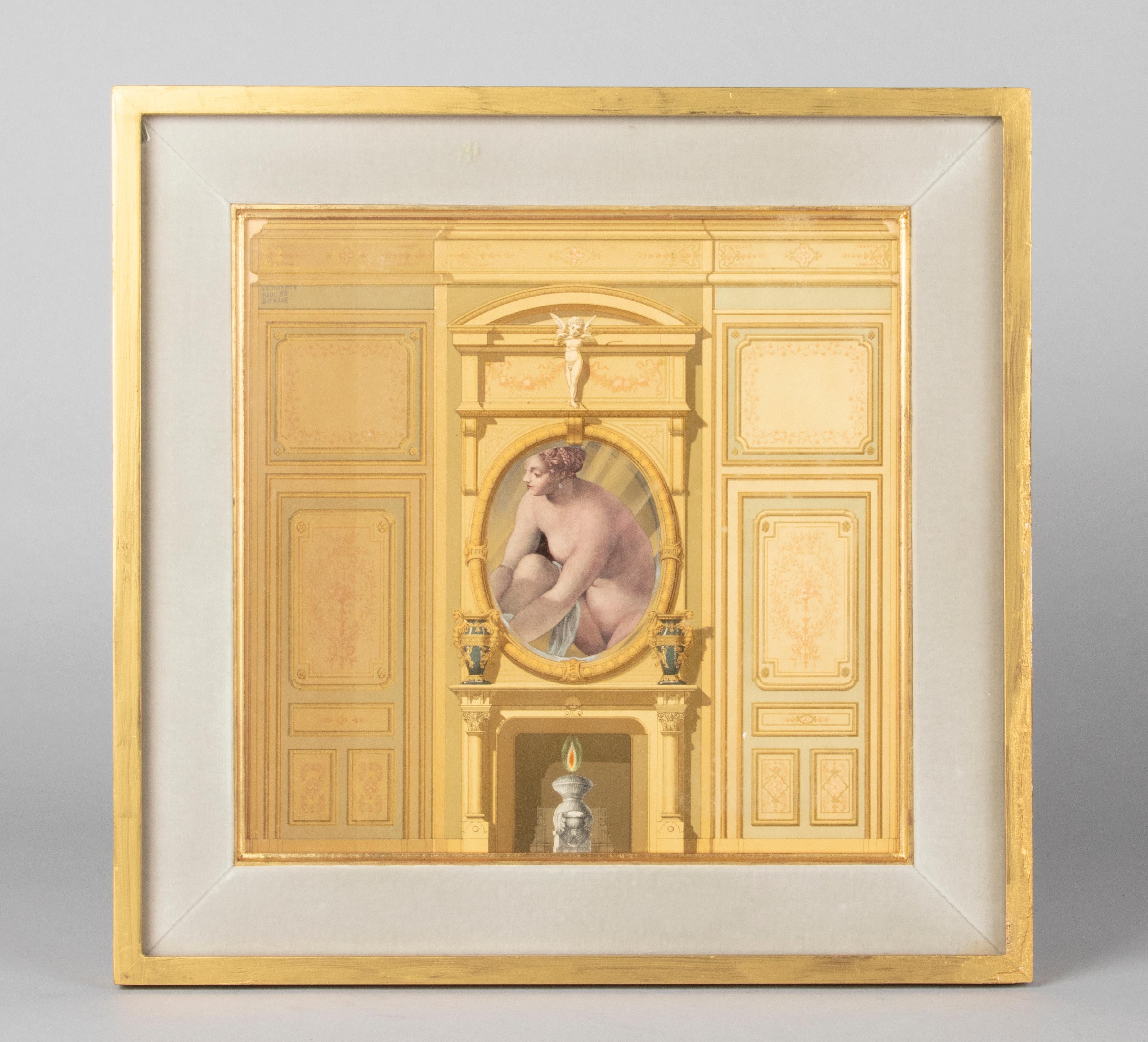 Obra de arte collage de Paul Dufrane Fechada en 1968, 