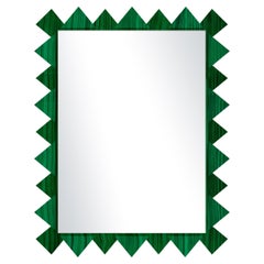 Collage du FLEUR Sazerac Mirror in Malachite