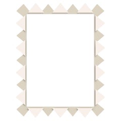 Collage Du Fleur Sazerac Mirror in White/Egret