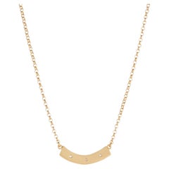 Necklace, 925 sterling silver, natural diamonds ct 0.015, 18kt gold plated