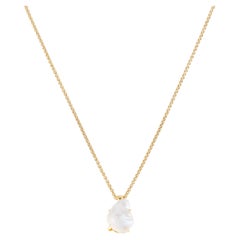 Bold necklace, scaramazza pearl and 925 sterling silver, 18 kt gold plated
