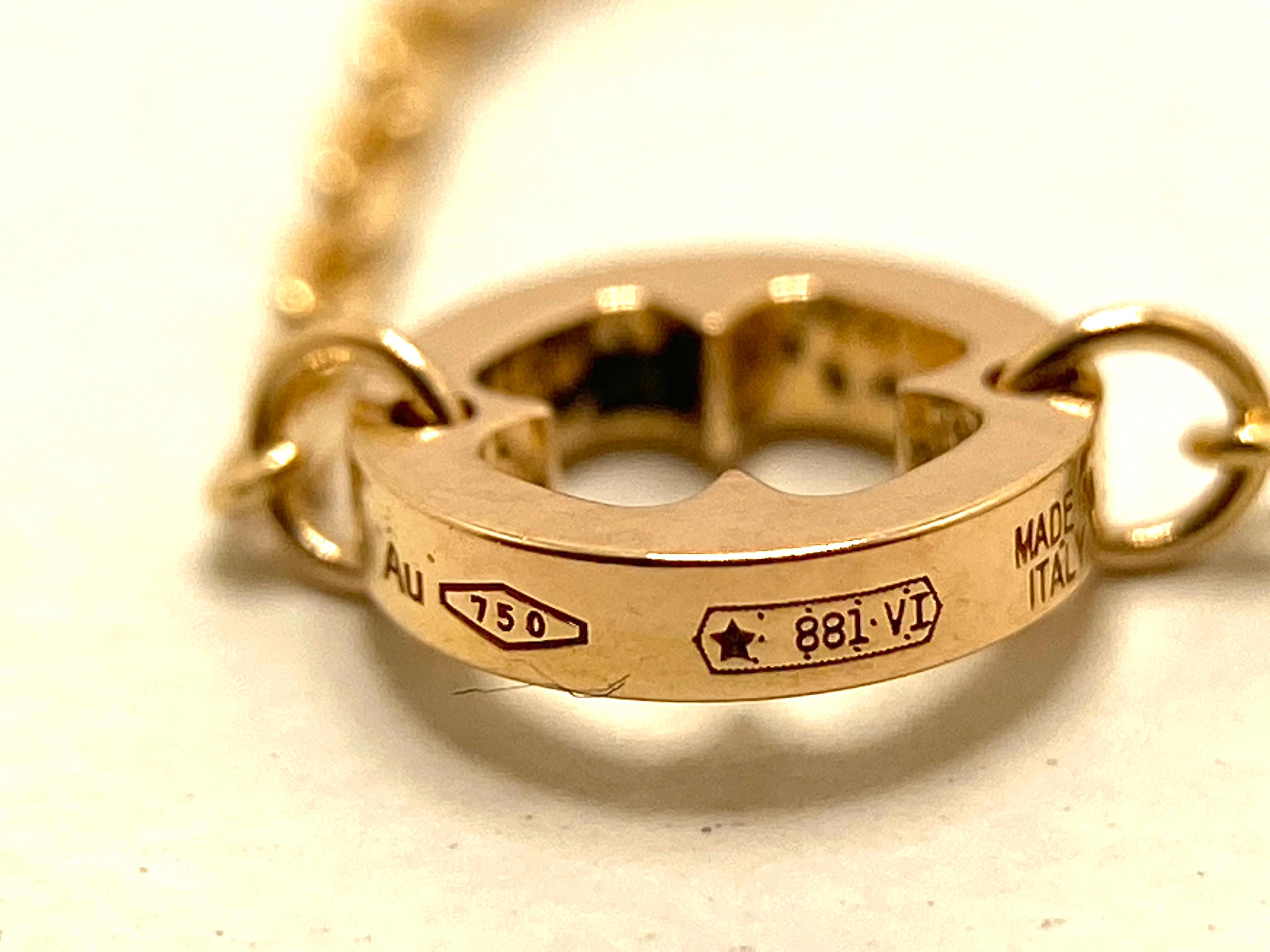 Taglio brillante Collana Bvlgari Fiorever Oro rosa 18kt E Diamanti in vendita