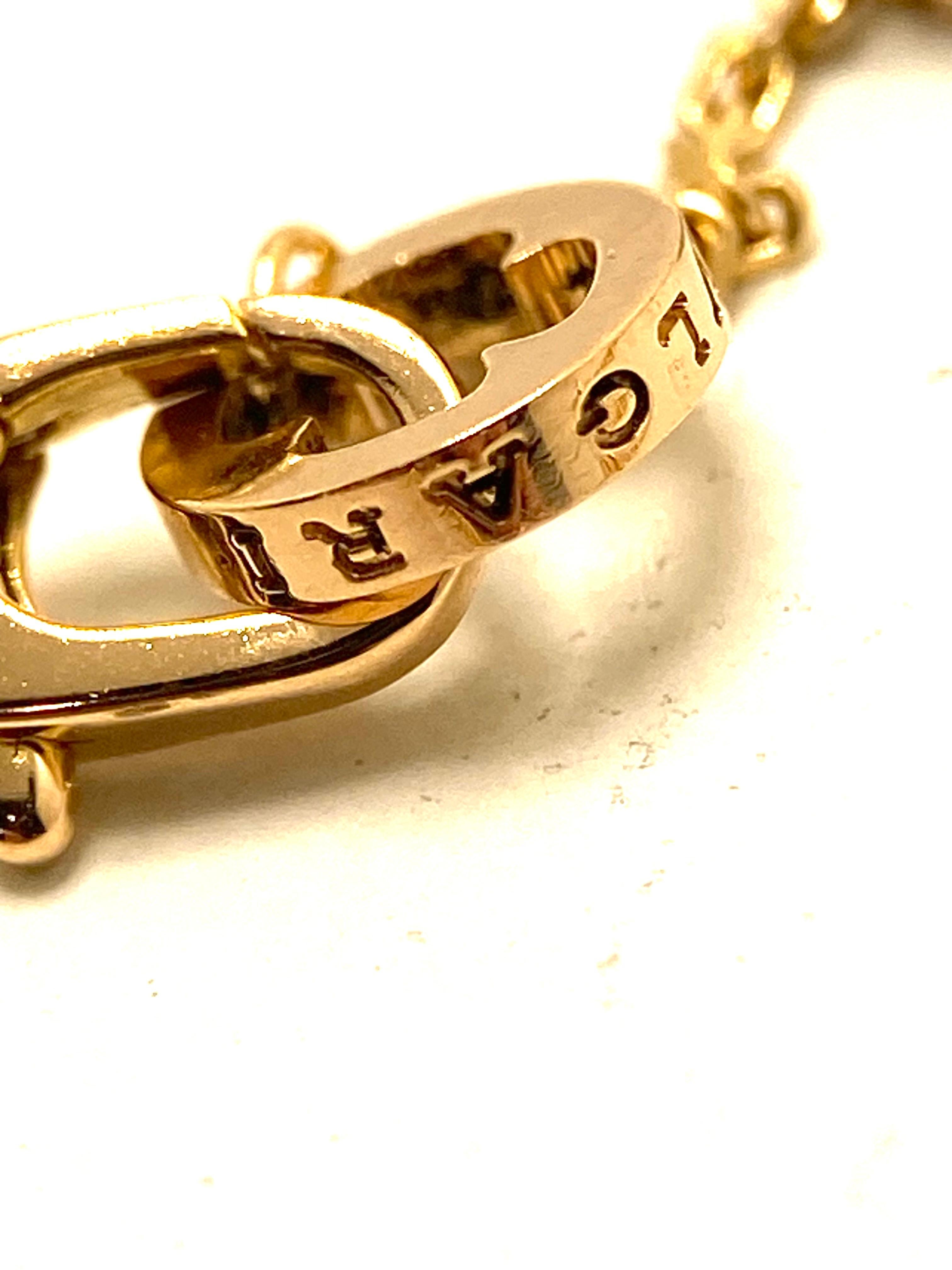 Collana Bvlgari Fiorever Oro rosa 18kt E Diamanti in vendita 1