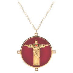 Collier Corcovado rouge