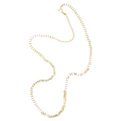Short necklace 925 sterling silver, 18 kt. gold plated, Isabel