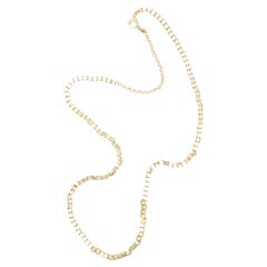 Short necklace 925 sterling silver, 18 kt. gold plated, Isabel 