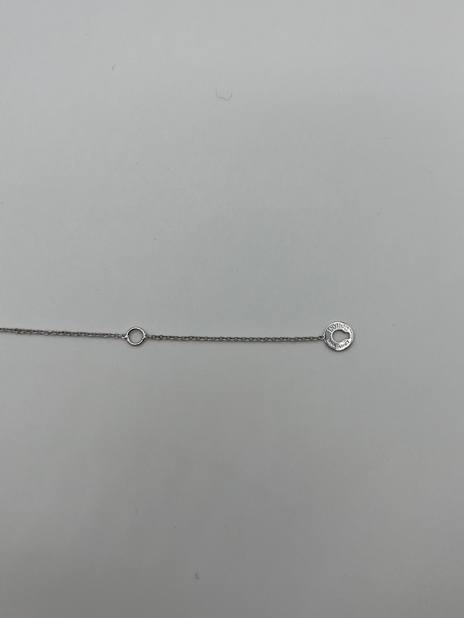 Damiani-Halskette aus 18 kt. Weißgold mit Rubin und Diamanten im Angebot 1
