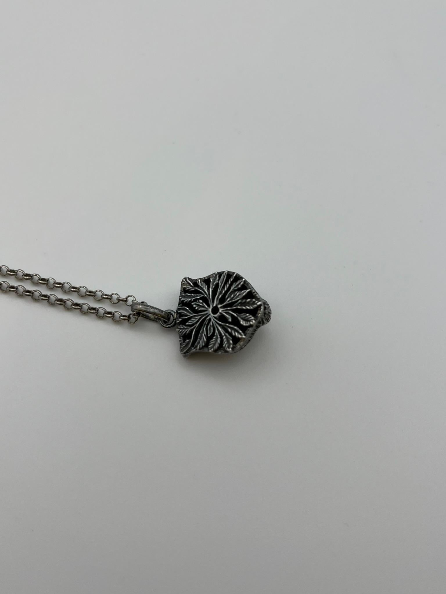 Collana Gucci con testa di felino in argento 925 in vendita 5