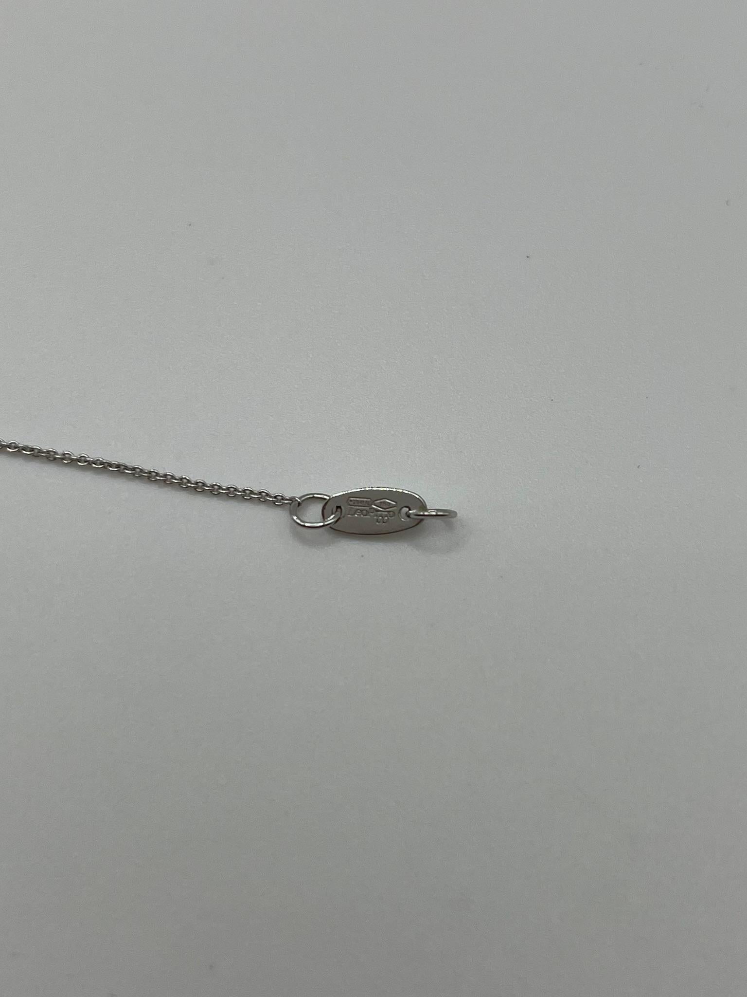 Collana Leopizzo ciondolo a Fiore con zaffiri e diamanti in vendita 4