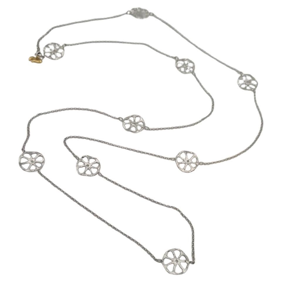 Collar largo colección Disco perforado prehistórico en venta