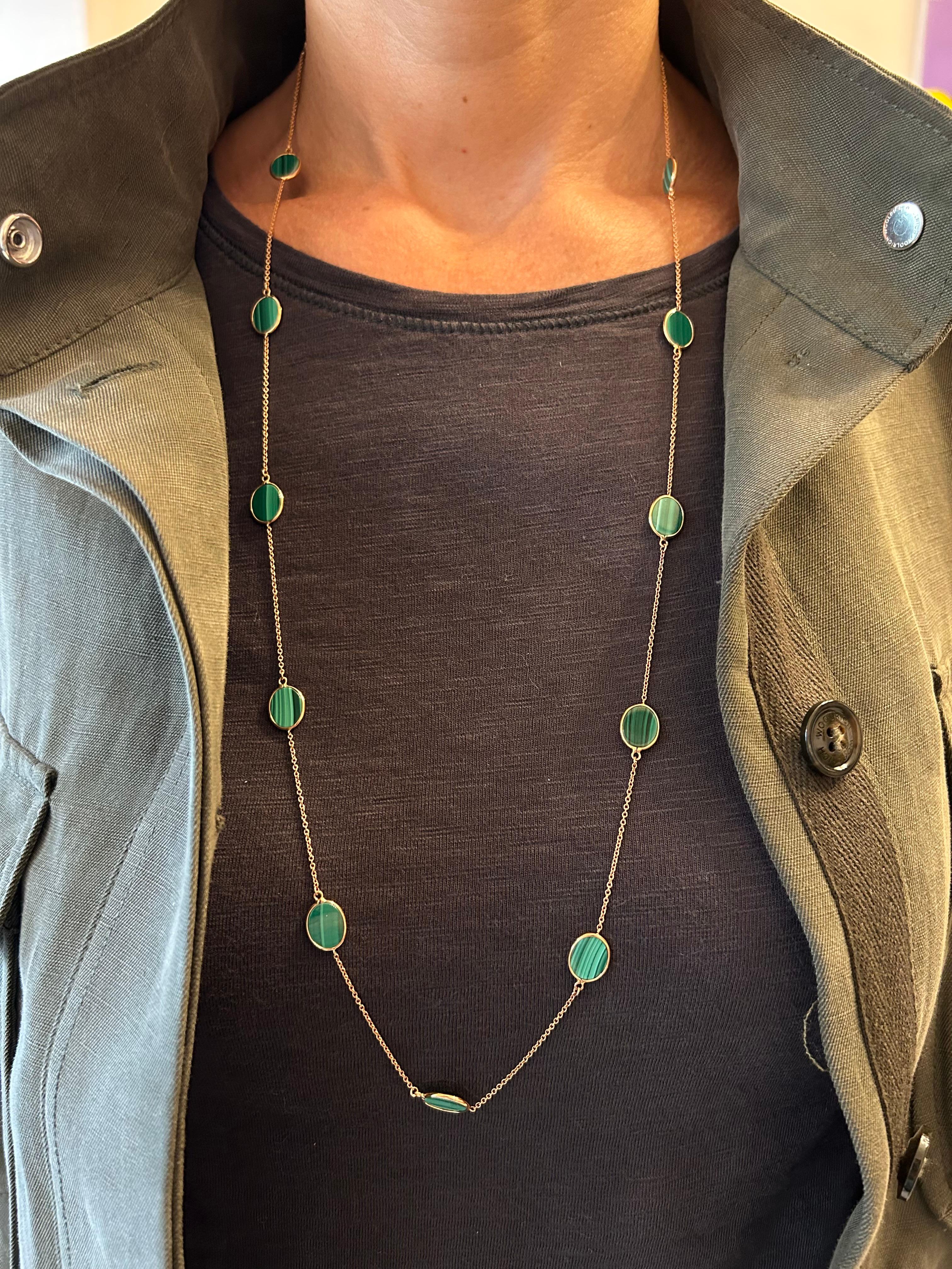 malachite necklace