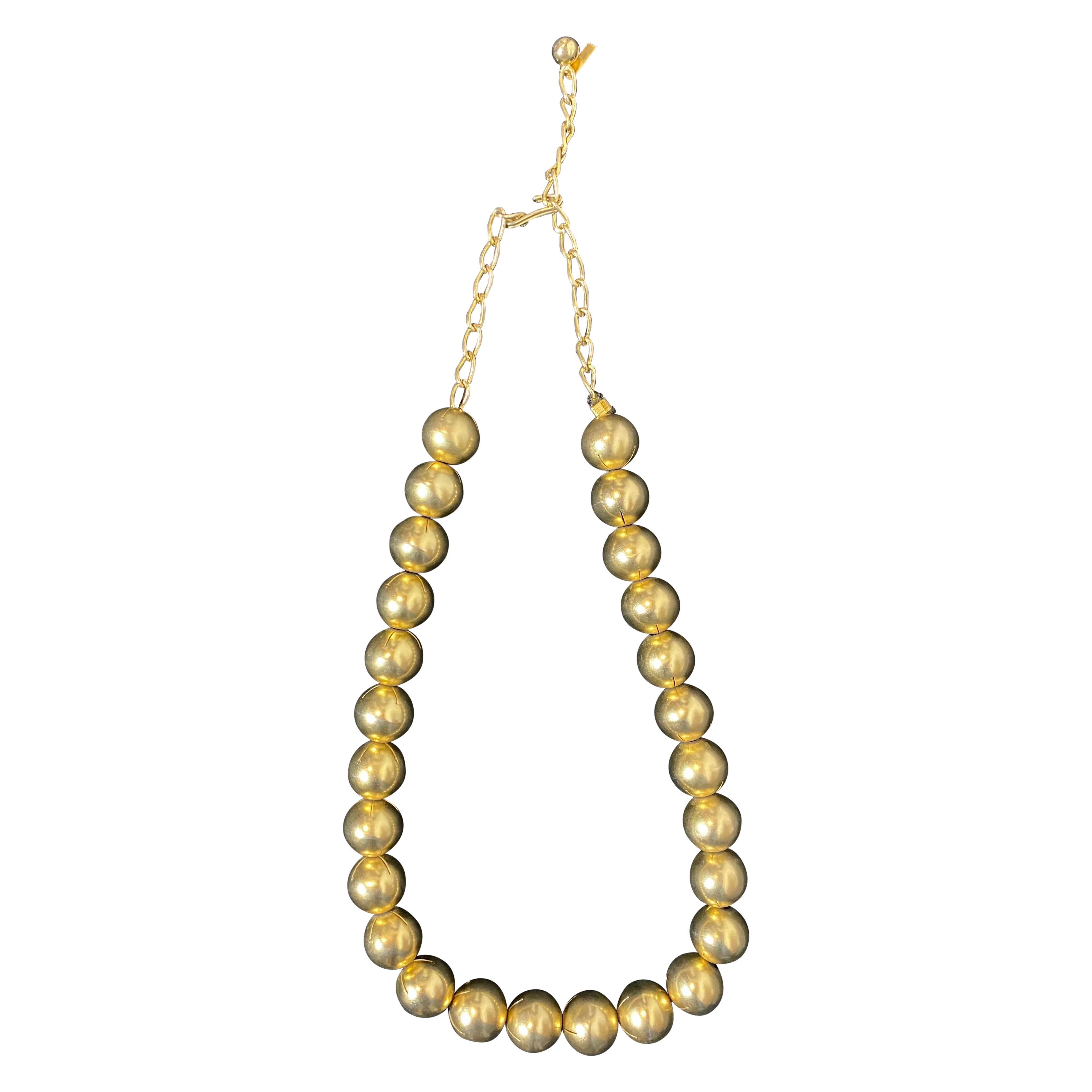 Collana vintage Gianni Versace in metallo