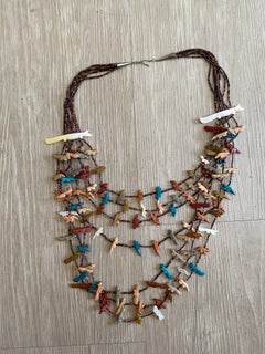 Collana Zuni feticcio 7 fili