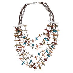 Collana Zuni feticcio 7 fili