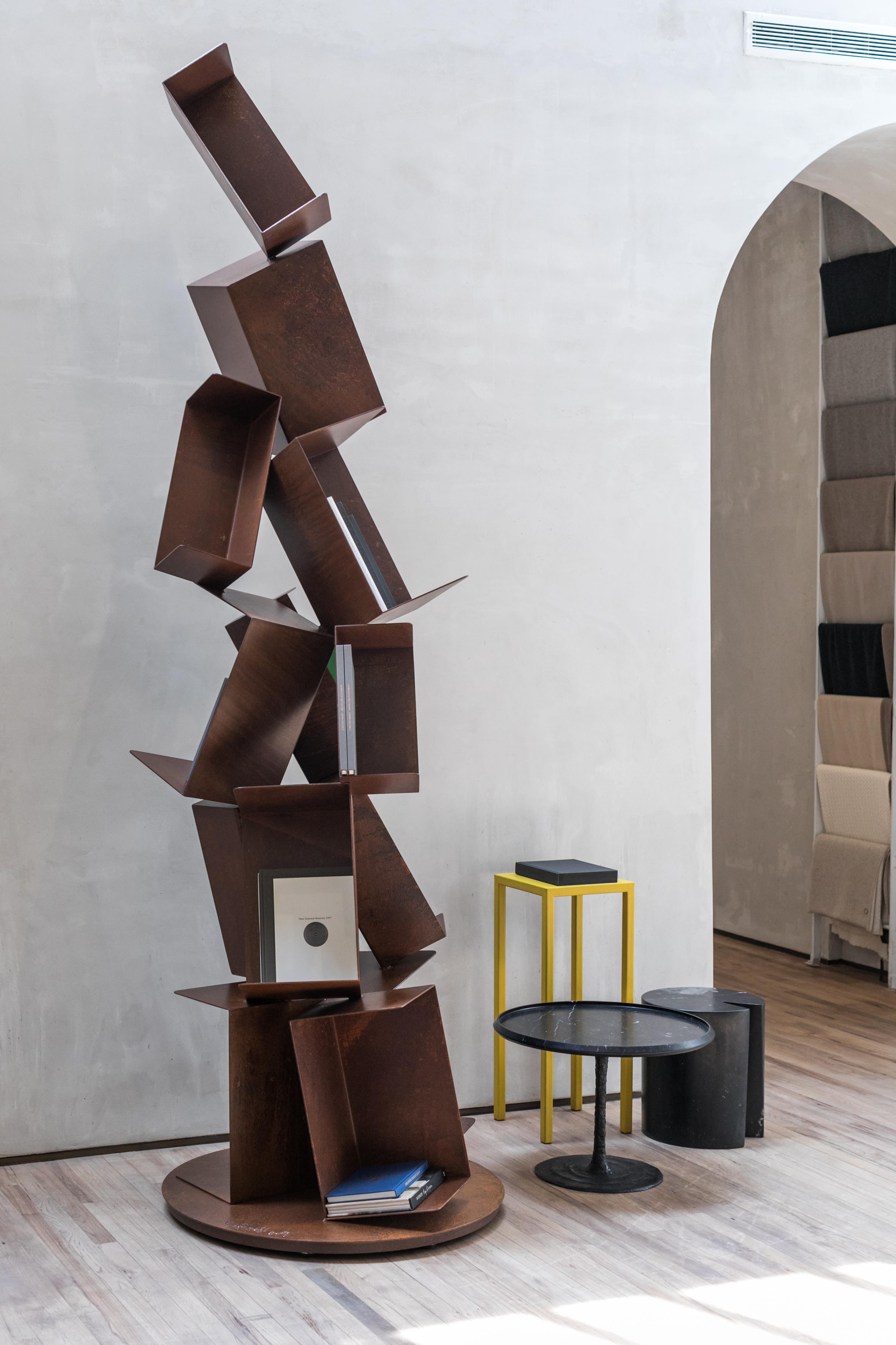 Collapse Bookcase Small by Gianluca Pacchioni In New Condition For Sale In New York, NY