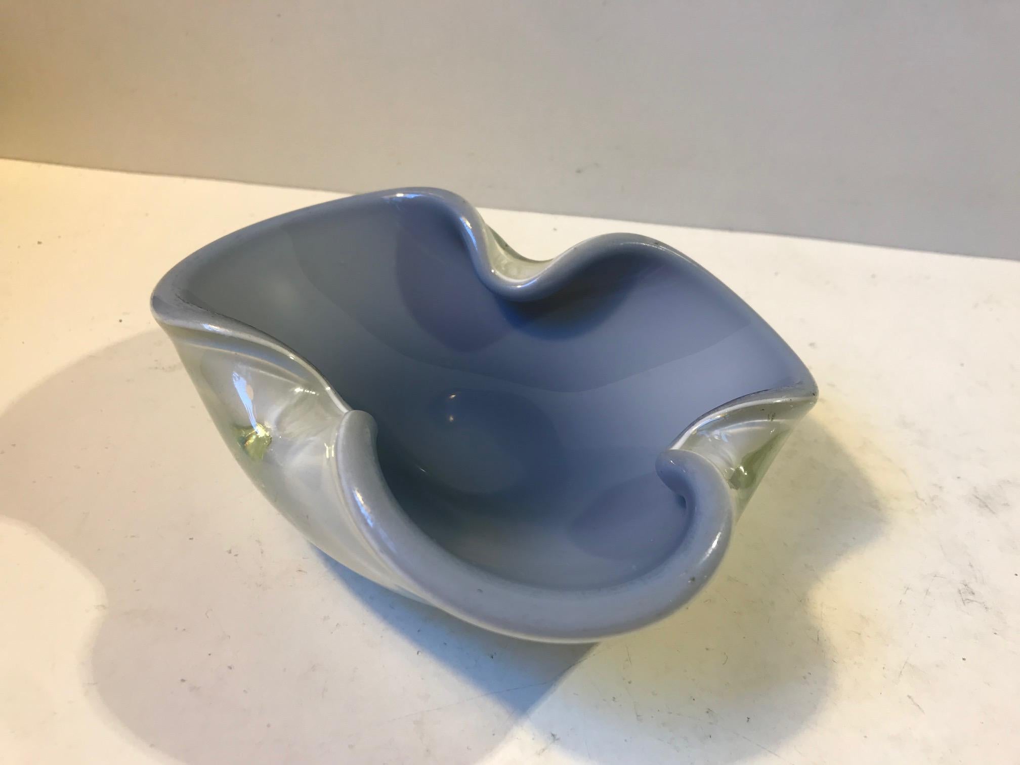 Italian Collapsed Murano Dish from Seguso, 1970s For Sale