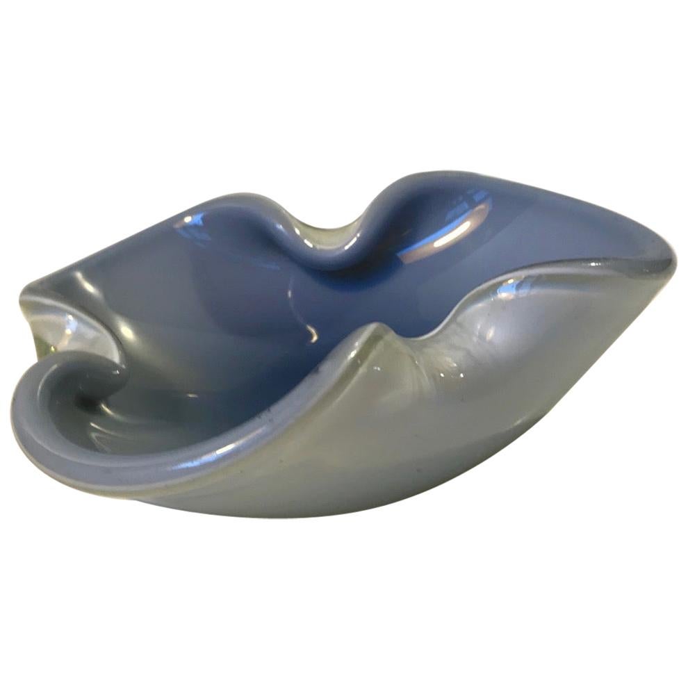 Collapsed Murano Dish from Seguso, 1970s For Sale