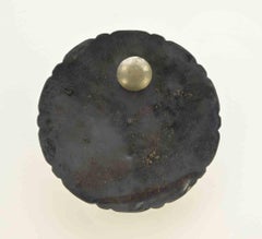 Collar Button “Gül Yaka” - Gilded Metal Jewelry of the Turkmen, 19th Century