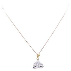 FISH Necklace in Gold and Diamonds