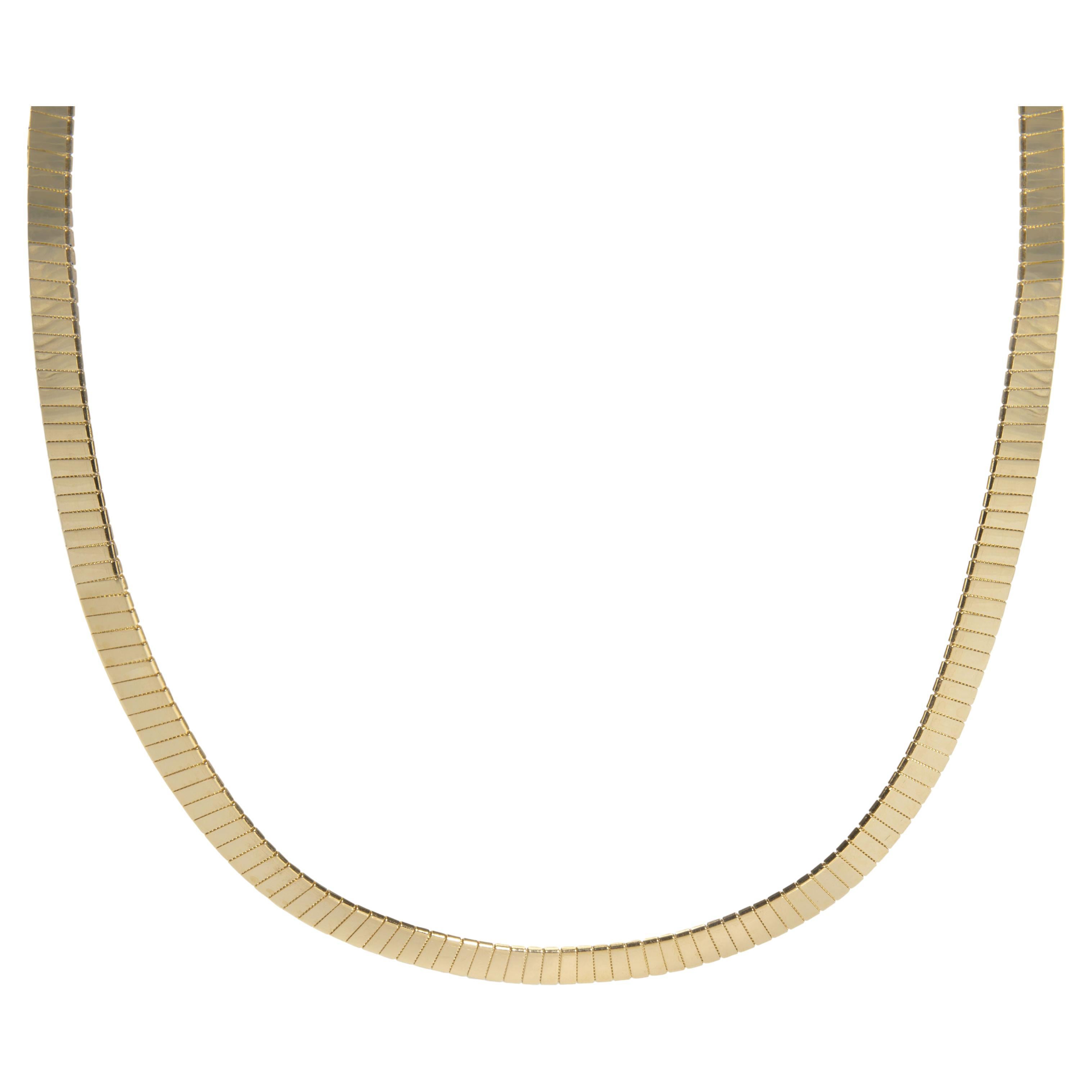 Collar Necklace in 14K Yellow Gold