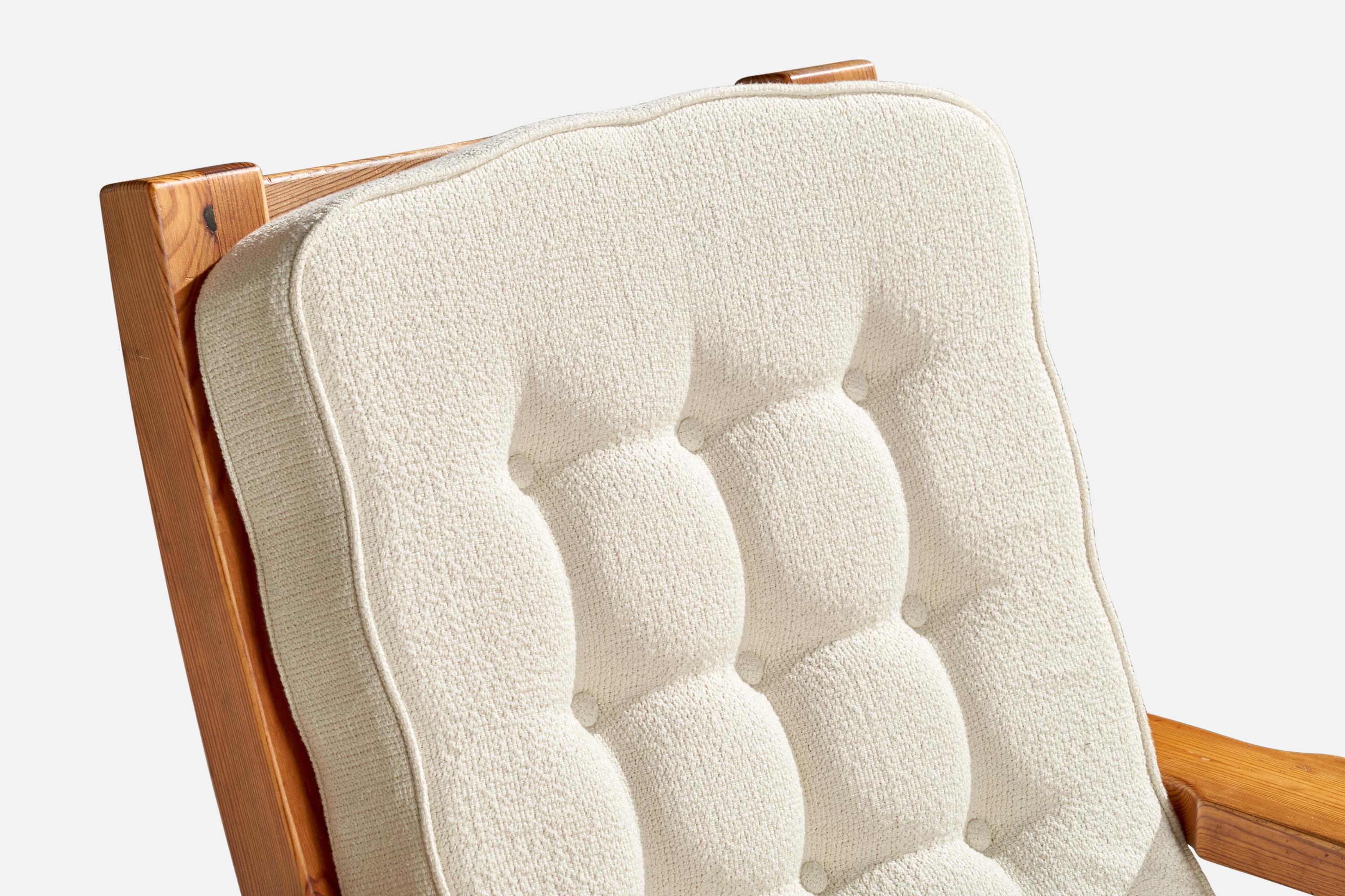 Chaises longues Collden, pin, tissu, Suède, 1970 en vente 2