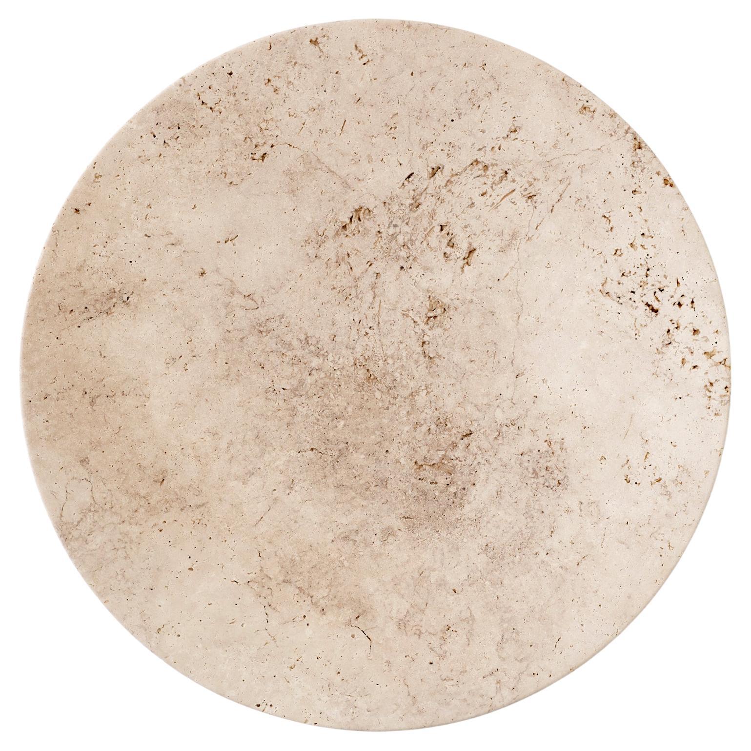 Collect Plate SC55 Beige Travertine by Space Copenhagen for & Tradition