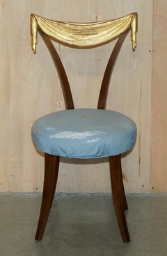 COLLECTABLE 1940's ORIGINAL UPHOLSTERY DOROTHY DRAPER GROSFELD HOUSE SIDE CHAIR