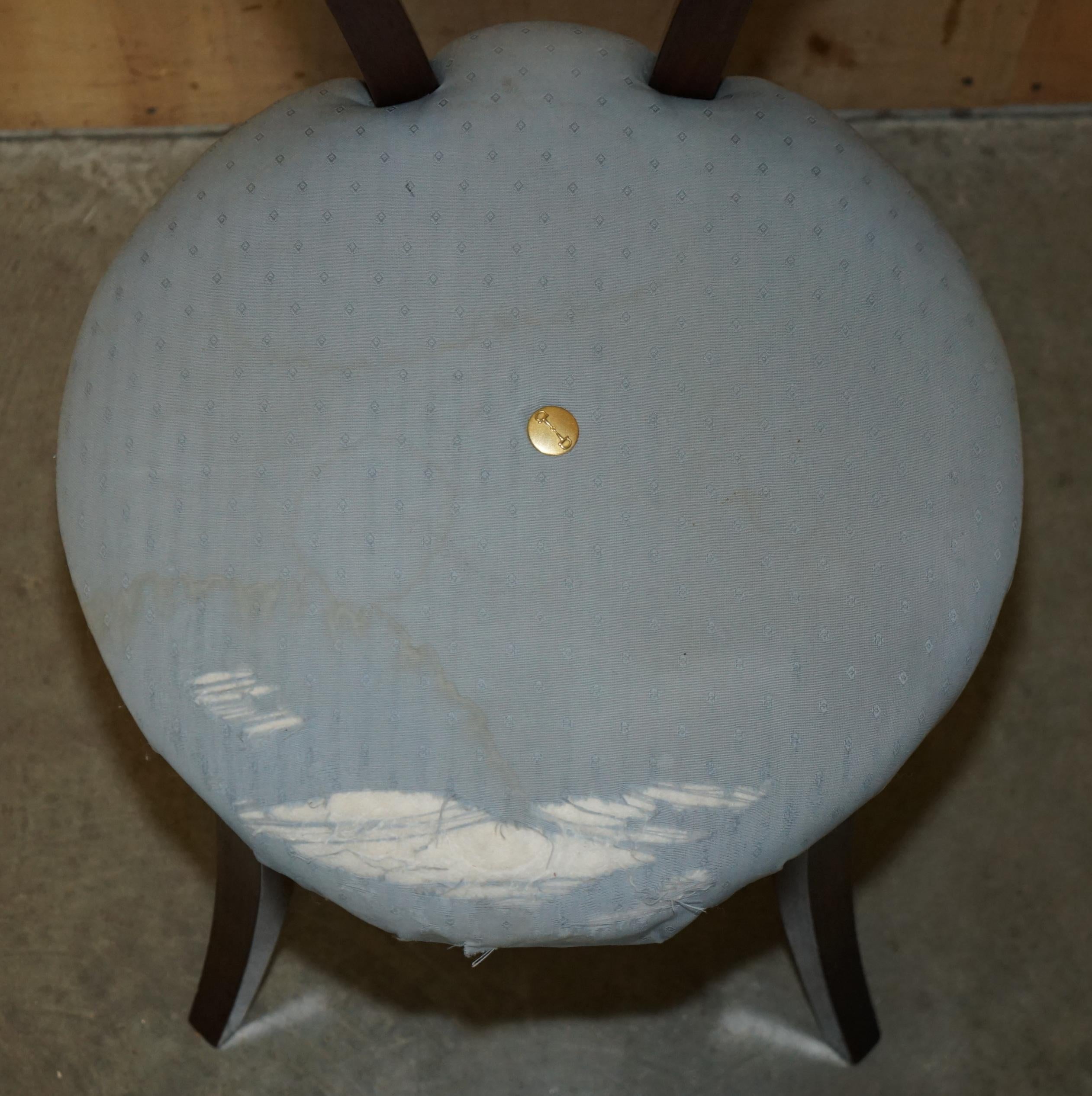 COLLECTABLE 1940's ORIGINAL UPHOLSTERY DOROTHY DRAPER GROSFELD HOUSE SIDE CHAIR In Fair Condition For Sale In West Sussex, Pulborough