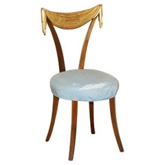 SILLA LATERAL ORIGINAL DE COLECCIÓN DOROTHY DRAPER GROSFELD HOUSE de los años 40