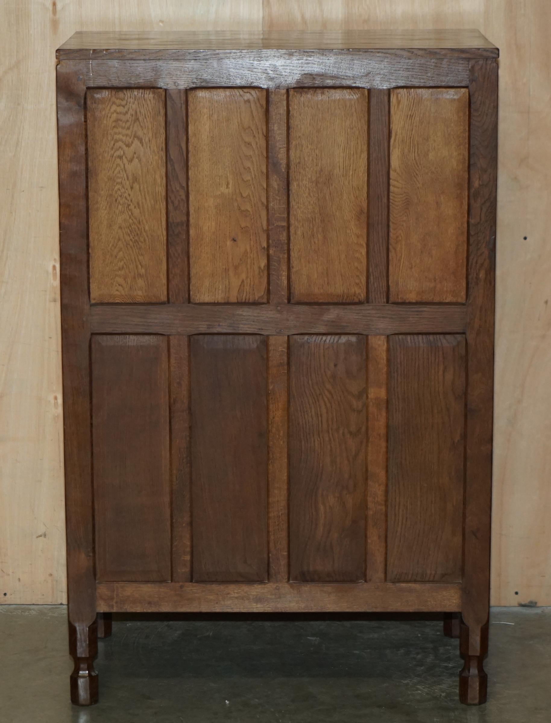 COLLECTABLE 1940's ROBERT MOUSEMAN THOMPSON BUREAU DESK DRAWERS ORIGINAL RECEIPT im Angebot 6