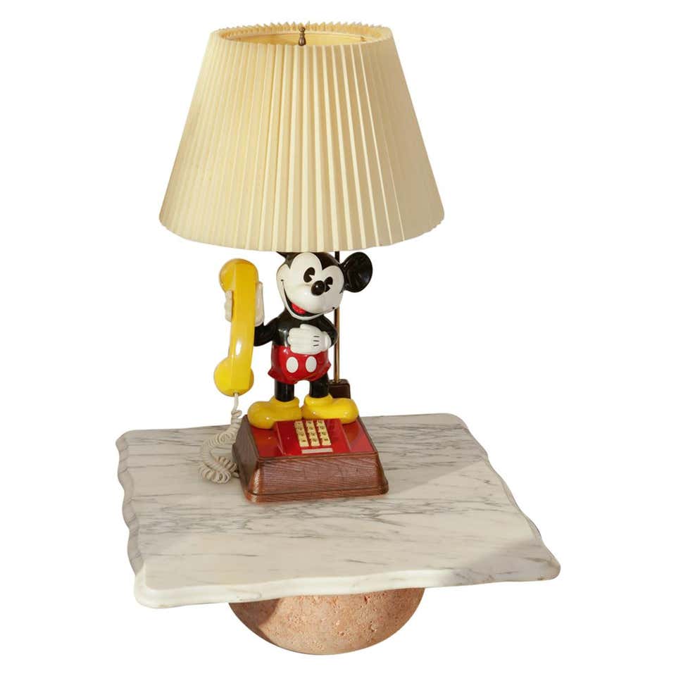Mickey Mouse Lamp - 2 For Sale on 1stDibs | disney mickey mouse through ...