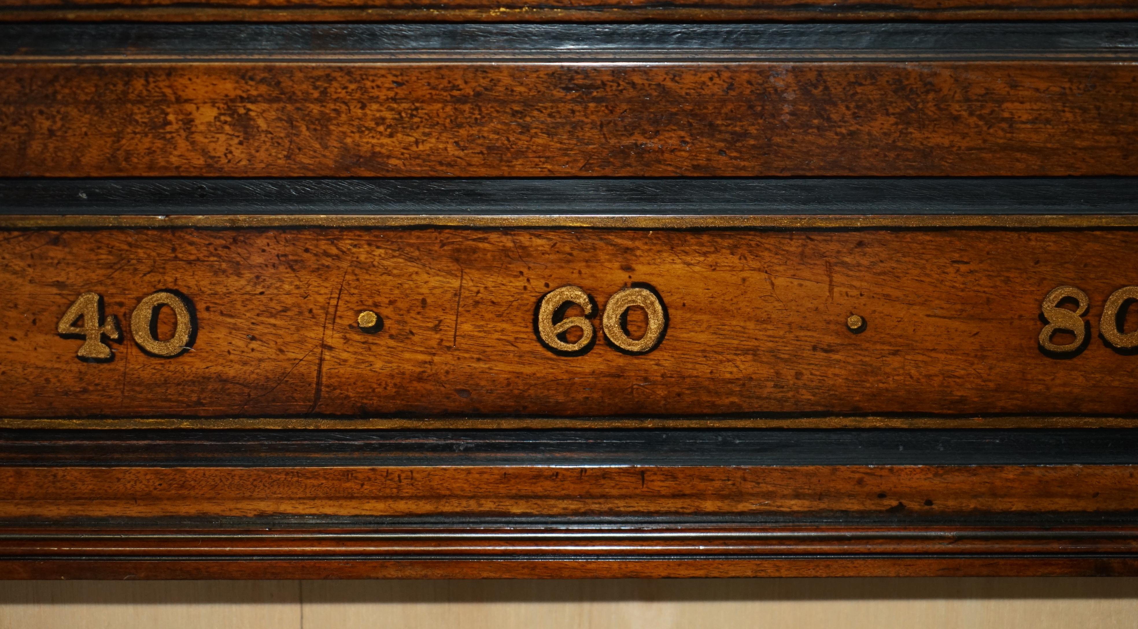 COLECCIONABLE EST 1848 T&J ORME MANCHESTER ANTiQUE VICTORIAN SNOOKER SCOREBOARD en venta 1