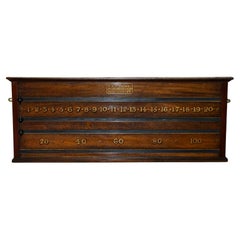 COLECCIONABLE EST 1848 T&J ORME MANCHESTER ANTiQUE VICTORIAN SNOOKER SCOREBOARD