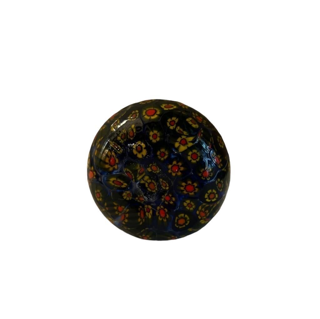 Hand-Crafted Collectable Fratelli Toso Murano Murrine Millefiori, Amphora Art Glass Vase For Sale