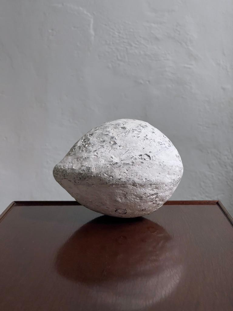 Danish Collected Sculptural Danian-Aged Round Stone Formed 63 Million Years ago For Sale