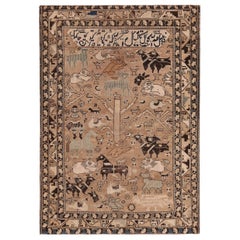 Collectible Antique Caucasian Shirvan Rug Dated 1214 (1800) 3'10" x 5'4"