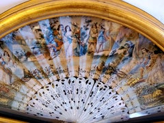 Collectible Beautifully Framed 19th Century Guatemalan Fan