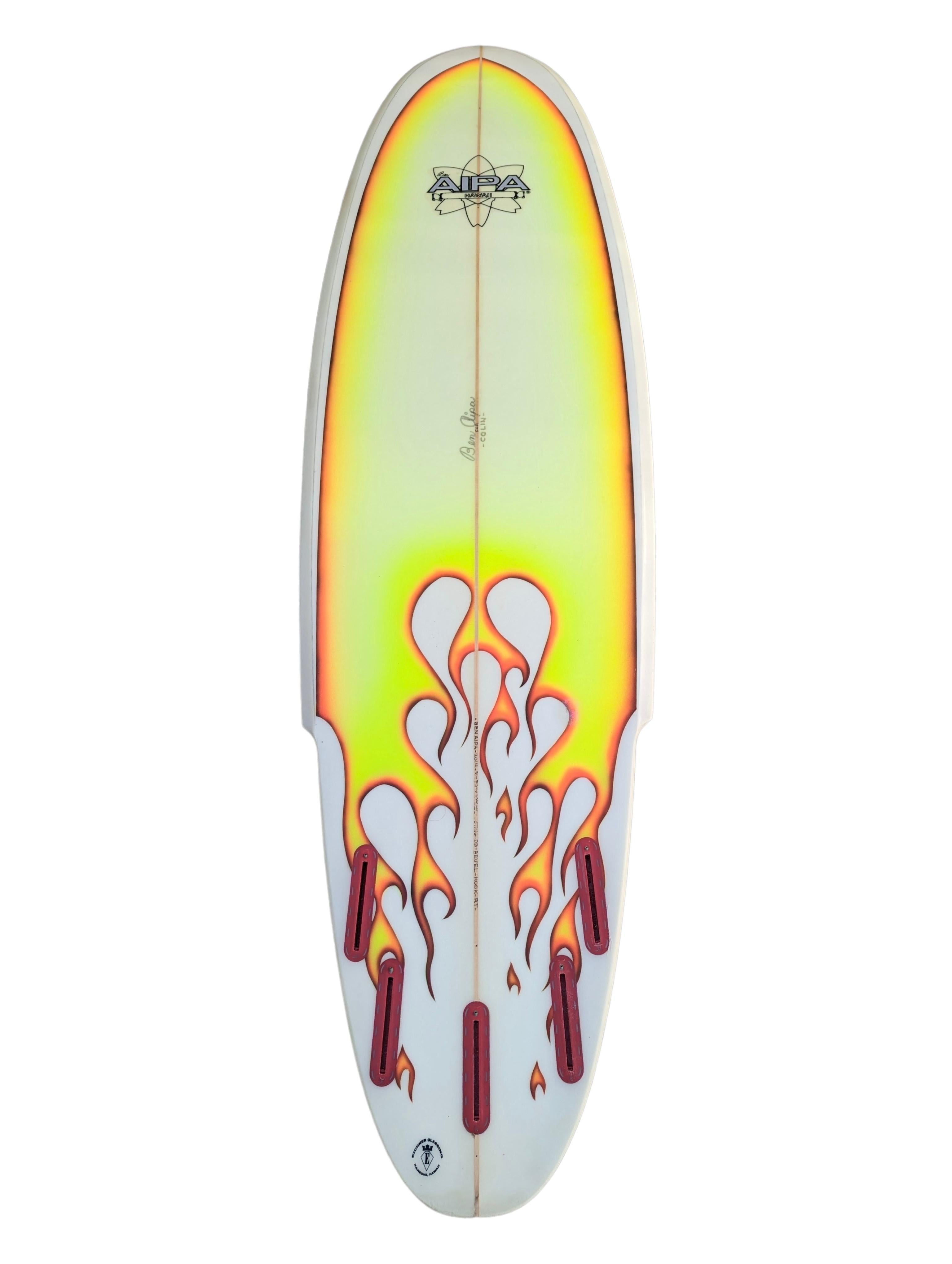 Contemporary Collectible Ben Aipa Shaped Sting Surfboard