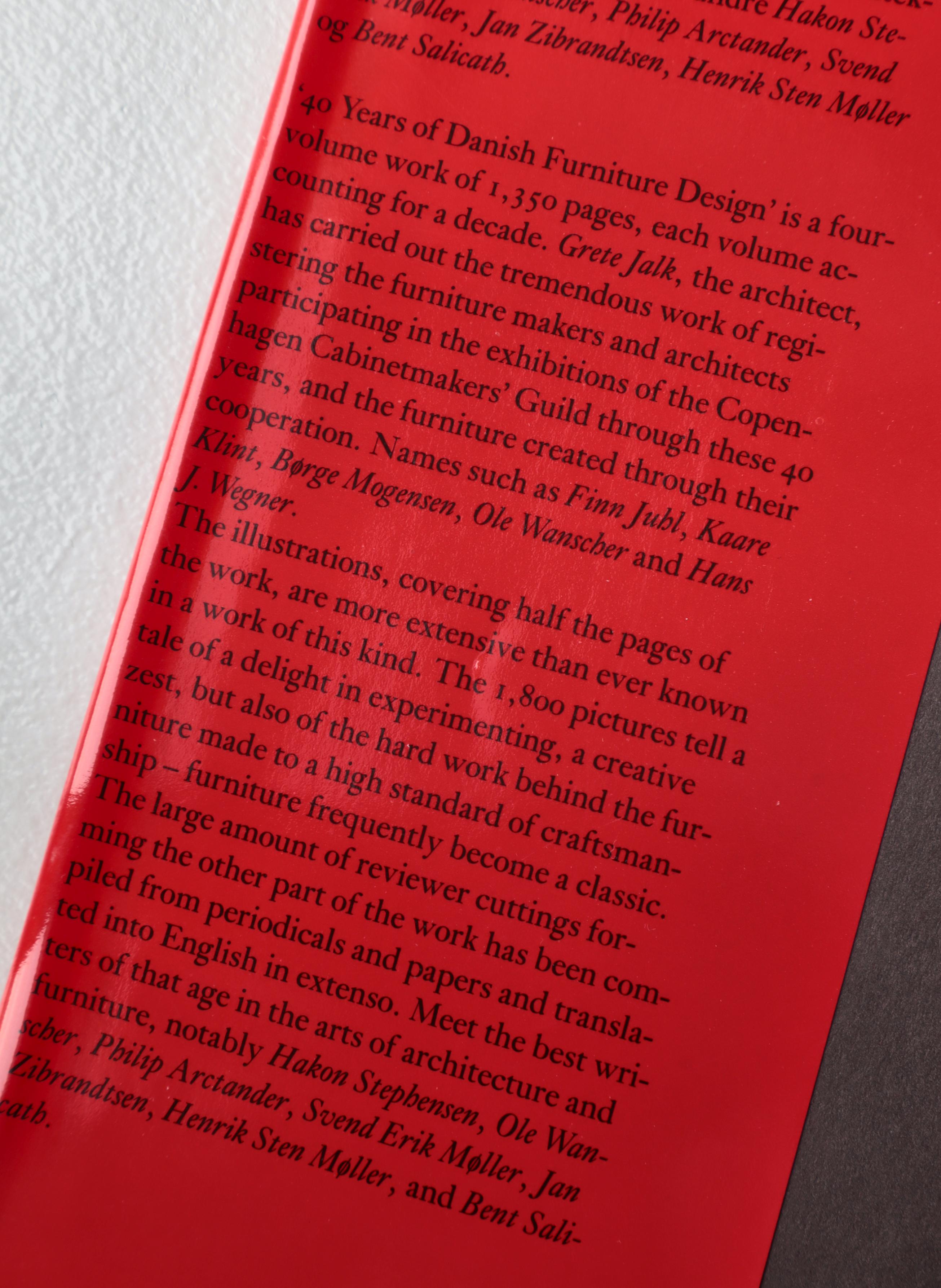 Livres de collection 40 Years of Danish Furniture Design, première édition, 4 volumes en vente 7