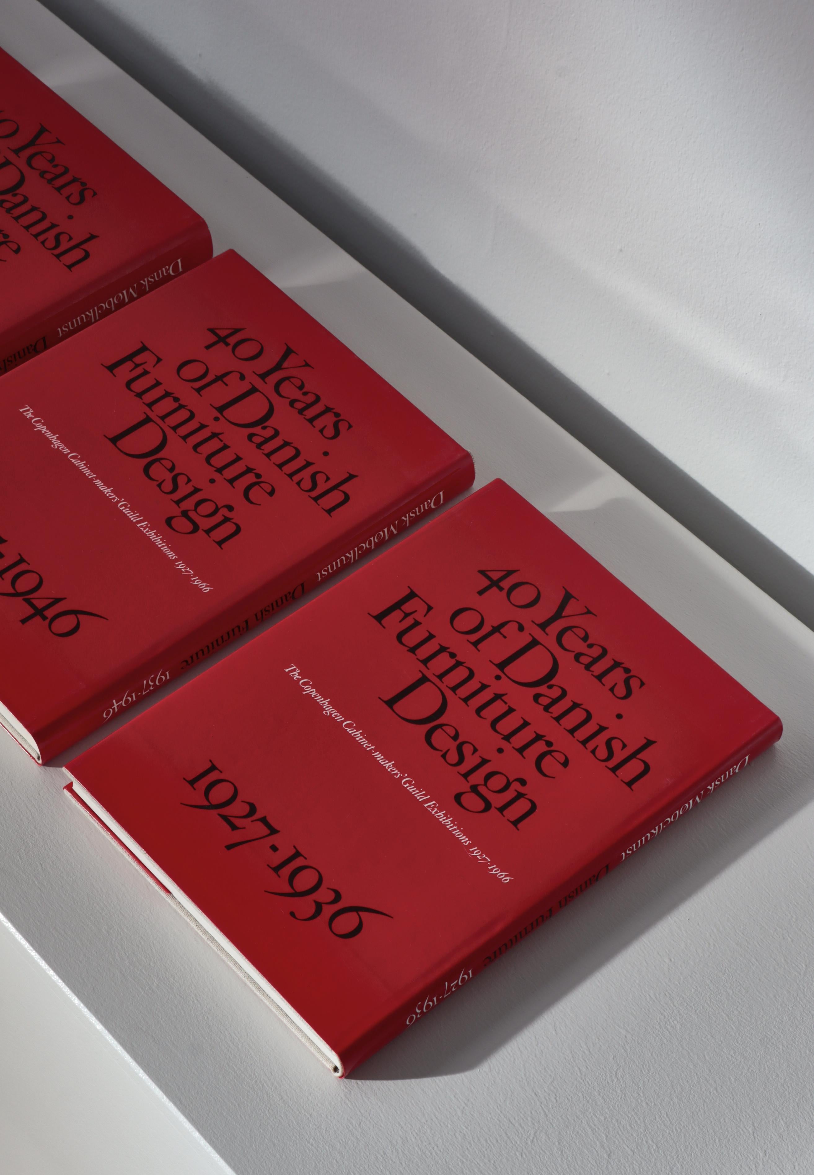 Livres de collection 40 Years of Danish Furniture Design, première édition, 4 volumes en vente 11