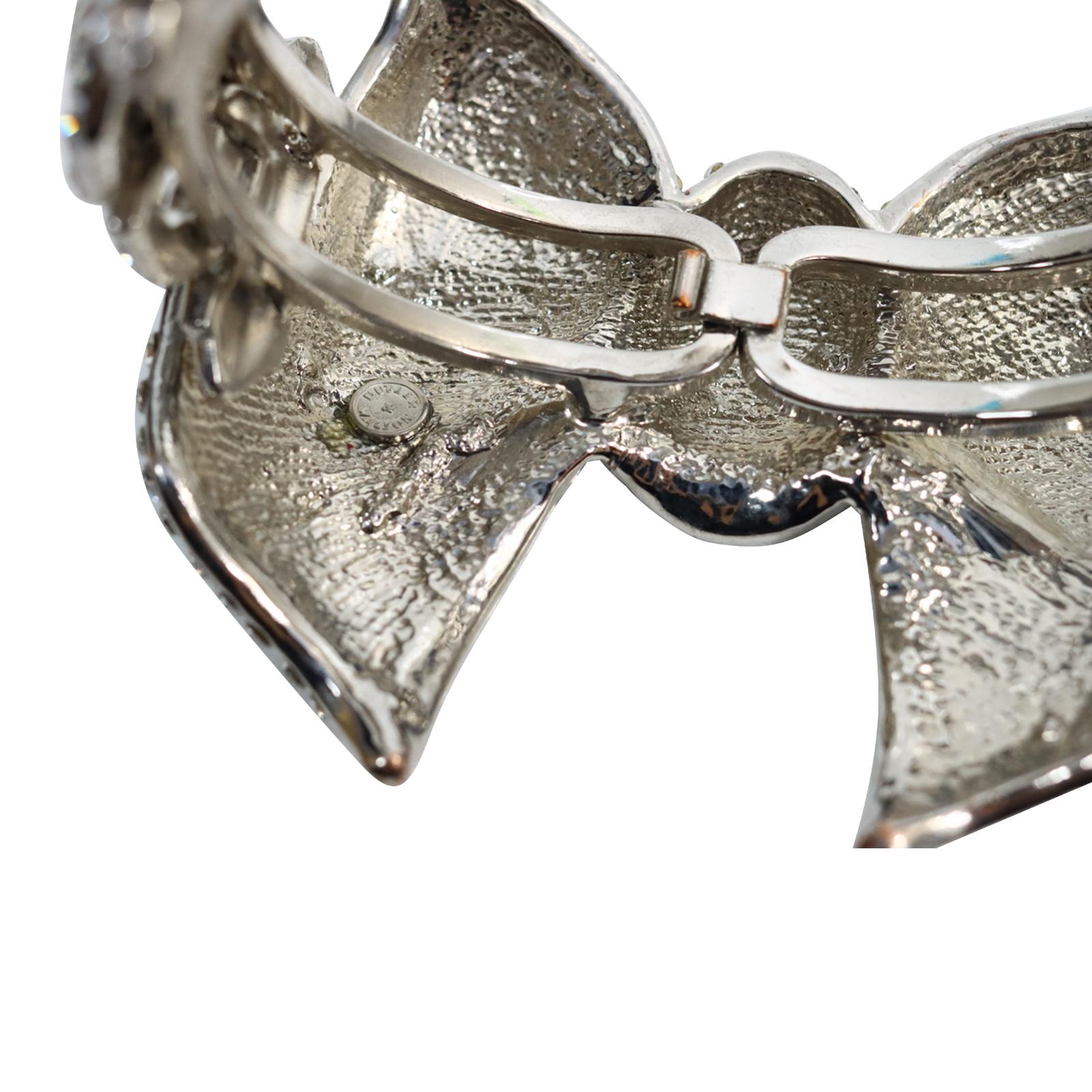 Collectible Butler and Wilson Crystal Bow Bracelet, circa 2000s 5