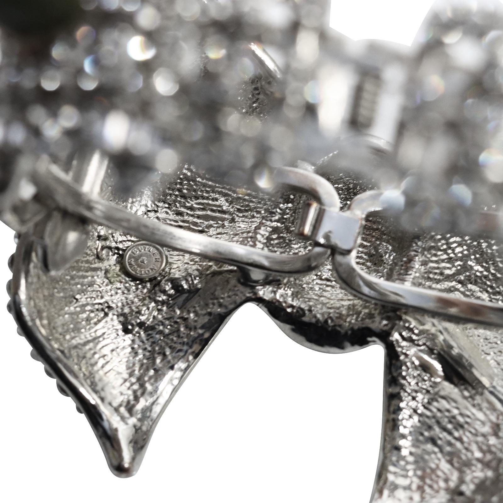 Collectible Butler and Wilson Crystal Bow Bracelet, circa 2000s 4