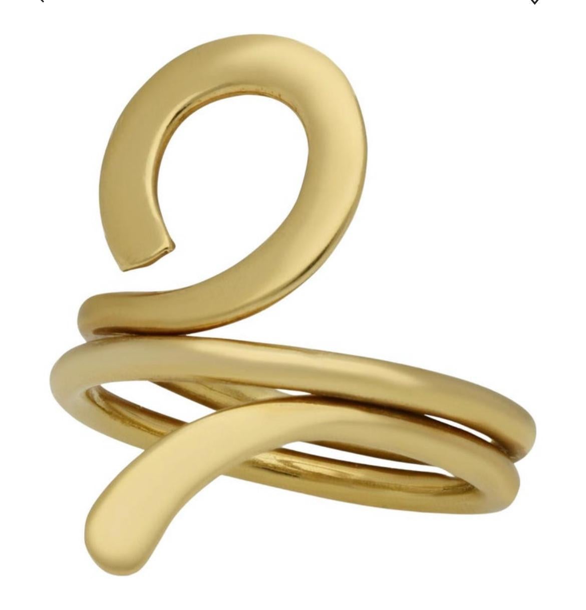 An Ancient Egyptian symbol, the Ankh is said to represent everything from life to harmony to the sun and movement of time. This stylized Ankh ring was made by Jean Dinh Van for Cartier in the 1970s- a modern and polished take on this centuries old