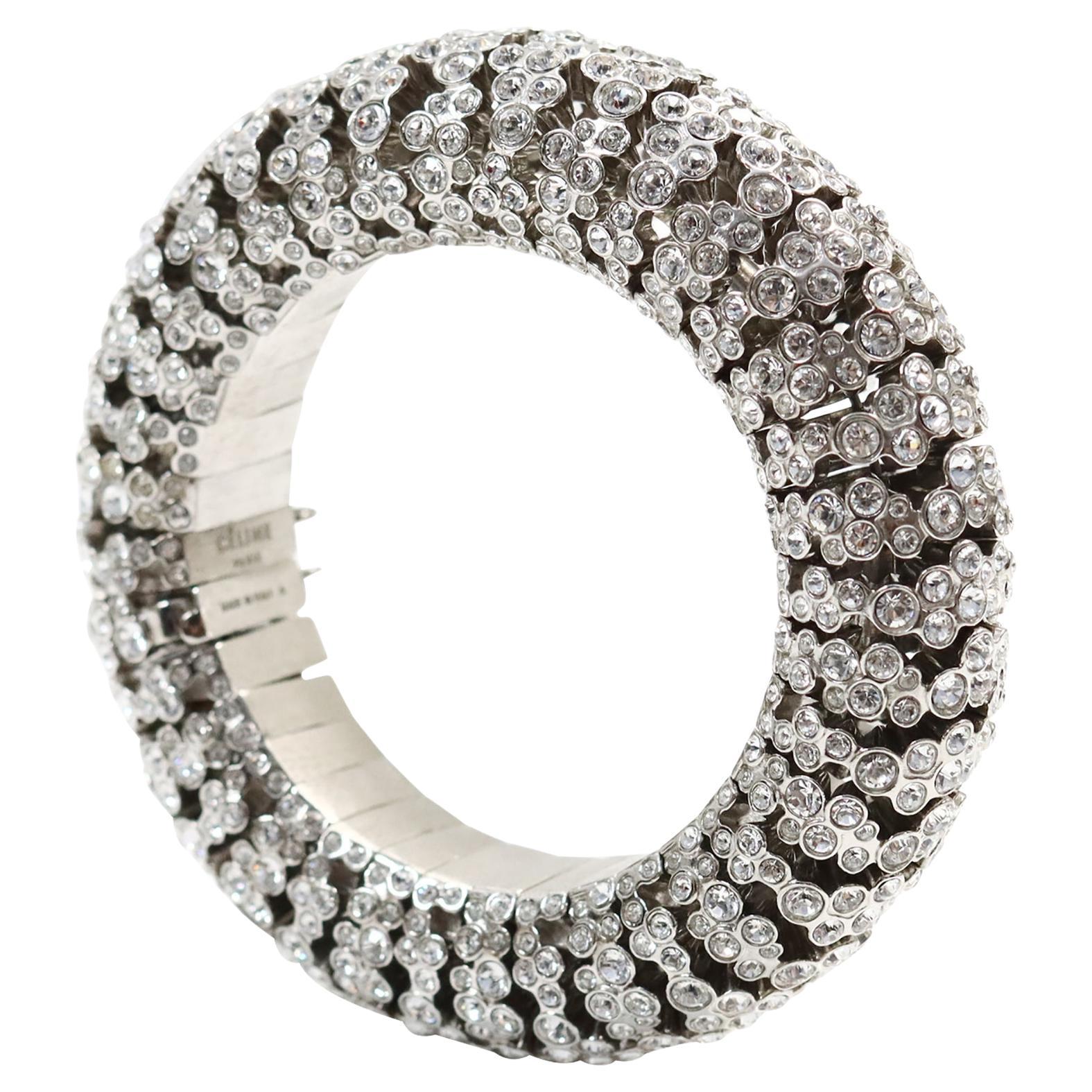 Celine Bracelet de collection en forme de dôme en diamants, c. 2000 en vente