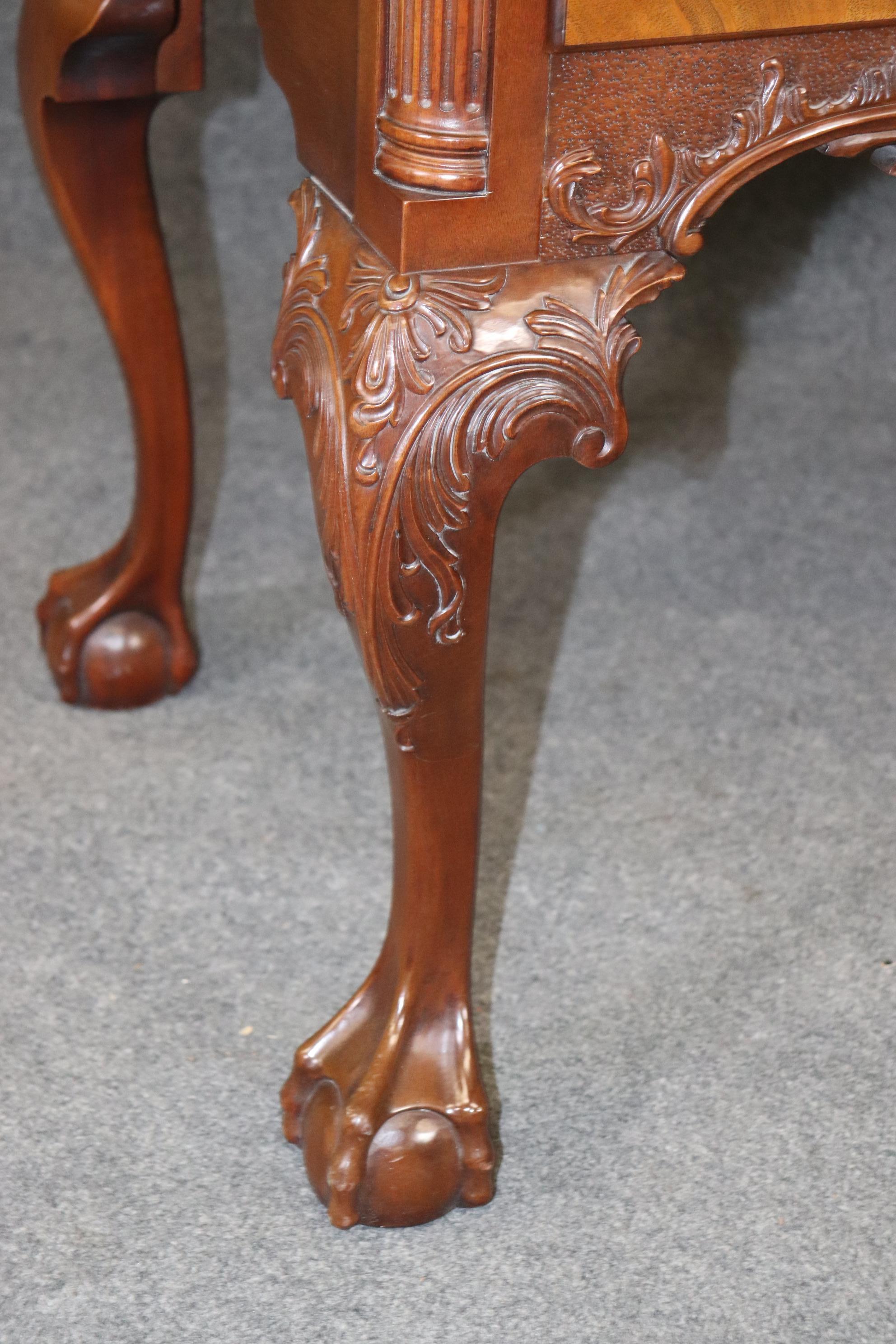 Collectible Century Furniture Carved Mahogany Smithsonian Collection Highboy  4