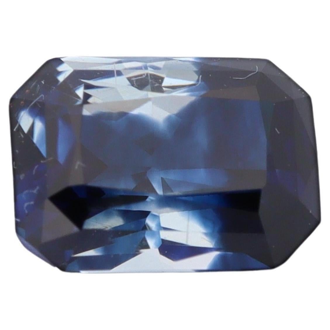 Collectible Certified Colorless / Blue Sapphire  For Sale