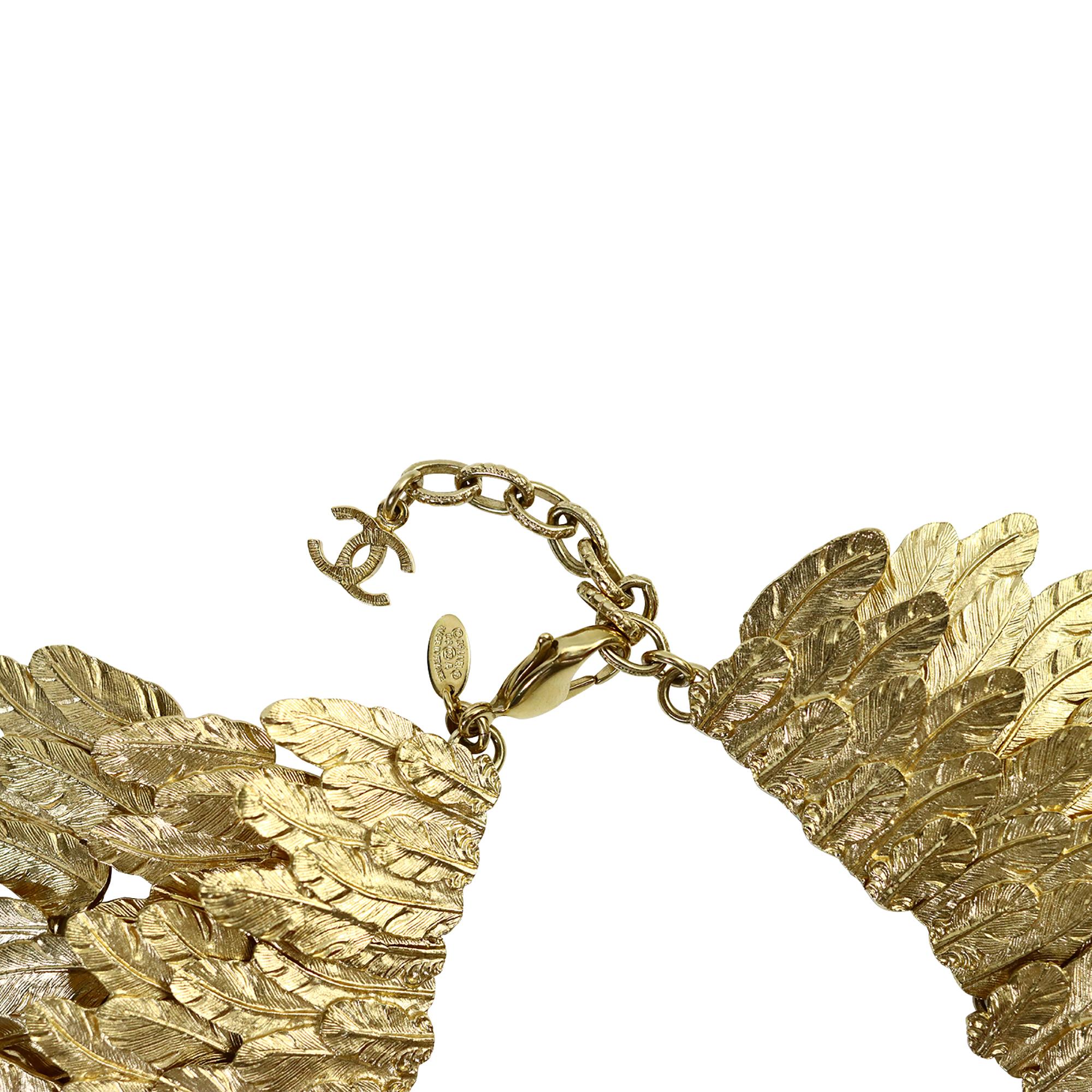 Collar gargantilla de oro Chanel de colección Circa 2008 en venta 8