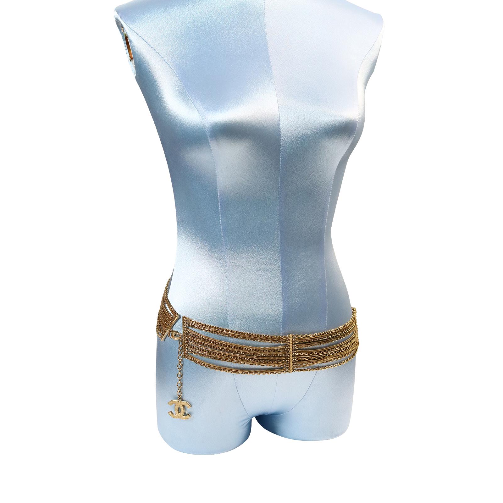 Collectible Chanel Gold Tone Belt.  More of a Champagne Color. 30
